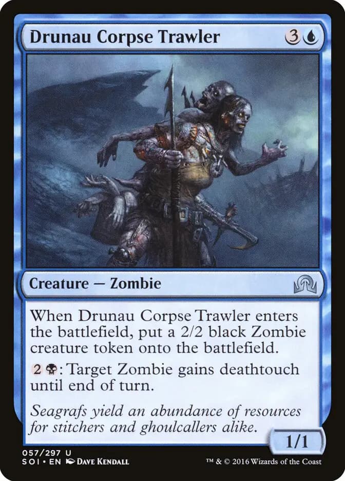 Card image of Drunau Corpse Trawler