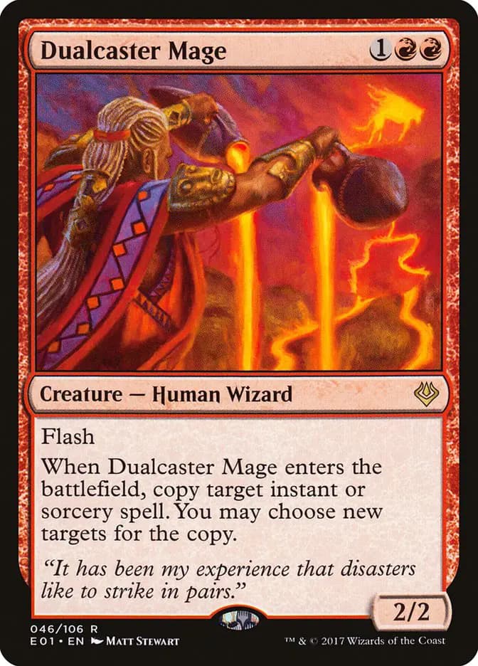 Card image of Dualcaster Mage