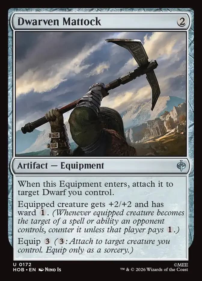 Card image of Dwarven Mattock