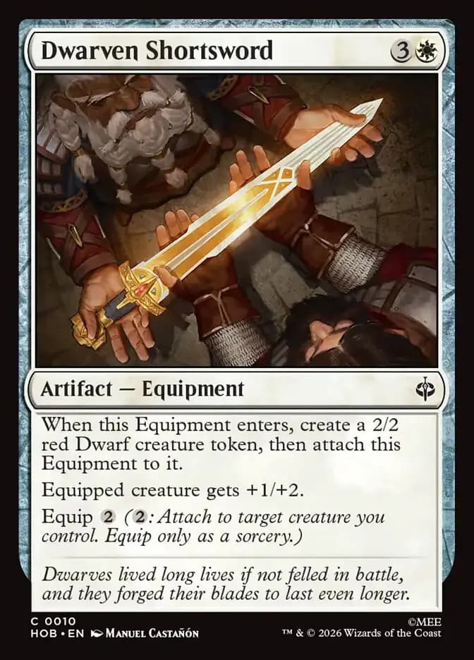 Card image of Dwarven Shortsword