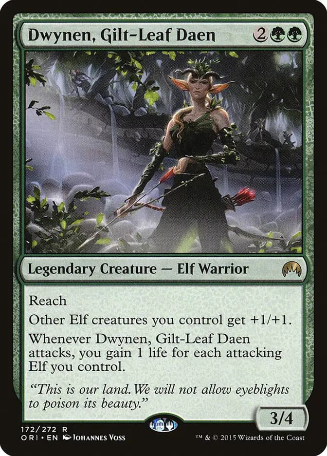 Card image of Dwynen, Gilt-Leaf Daen