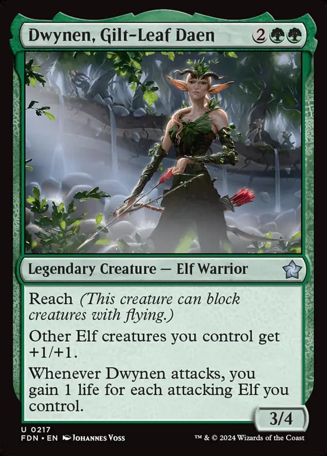 Card image of Dwynen, Gilt-Leaf Daen