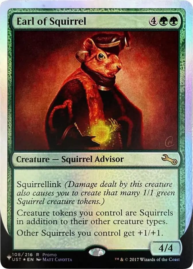 Card image of Earl of Squirrel