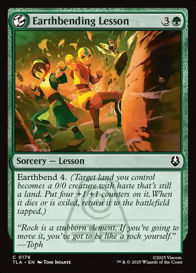 Card image of Earthbending Lesson