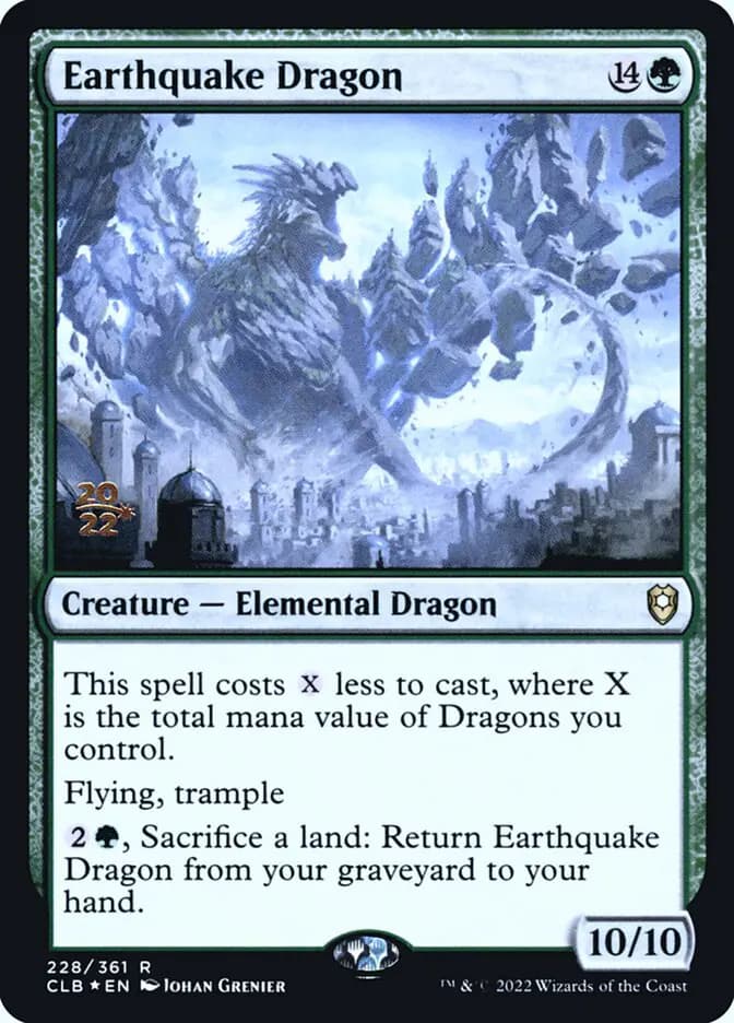 Card image of Earthquake Dragon