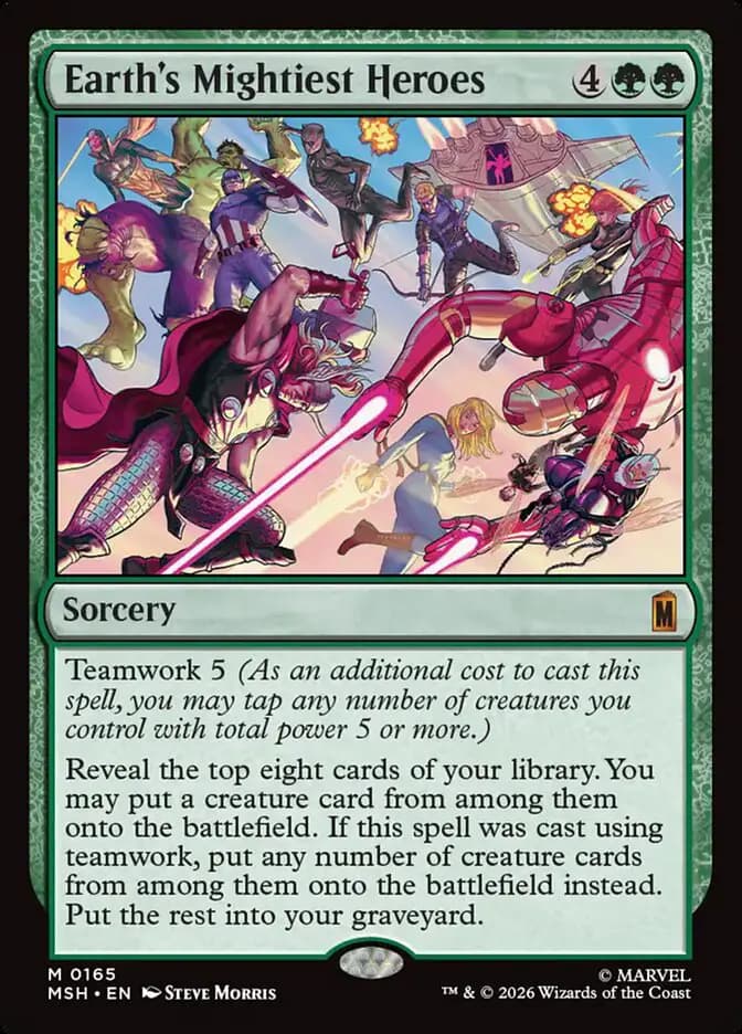 Card image of Earth's Mightiest Heroes