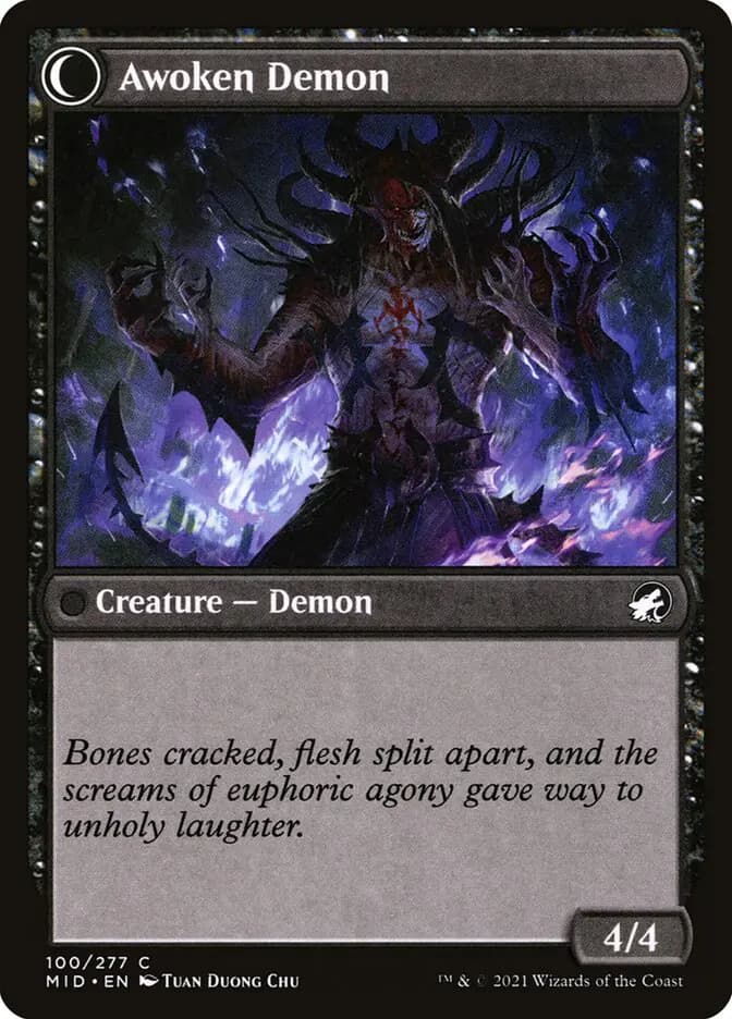 Card image of Ecstatic Awakener / Awoken Demon