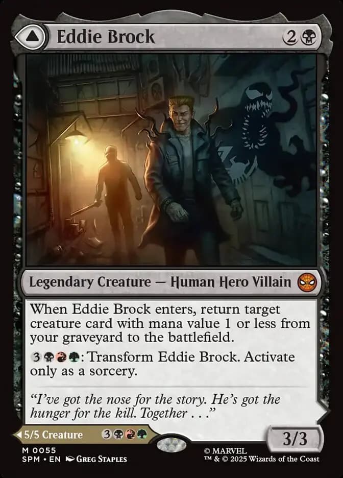 Card image of Eddie Brock / Venom, Lethal Protector