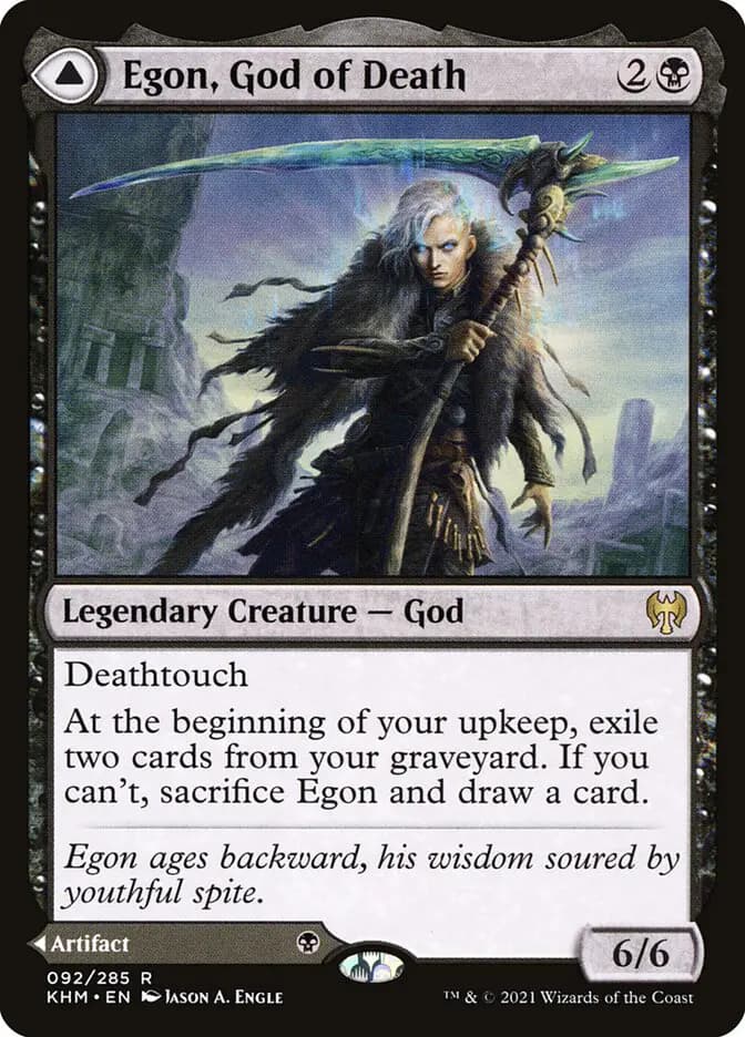 Card image of Egon, God of Death / Throne of Death