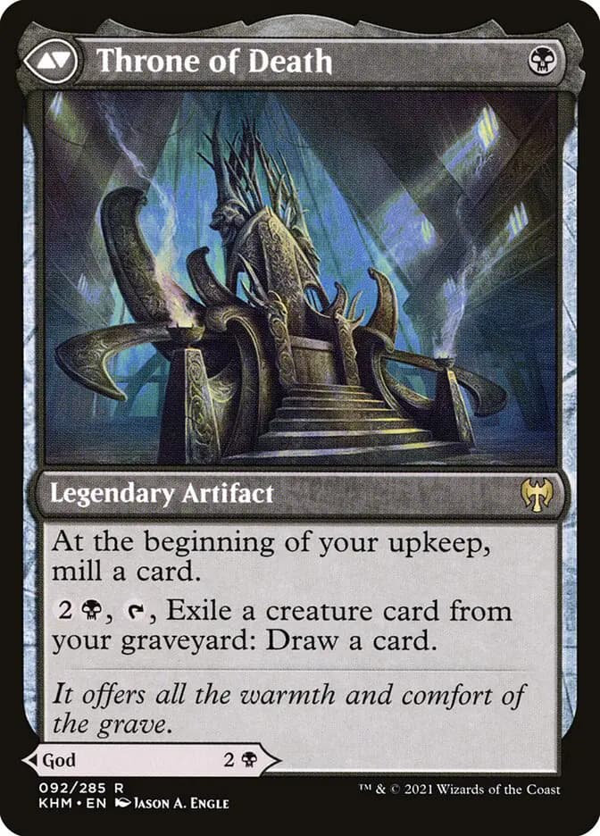 Card image of Egon, God of Death / Throne of Death