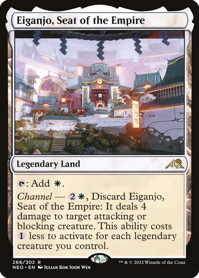 Card image of Eiganjo, Seat of the Empire