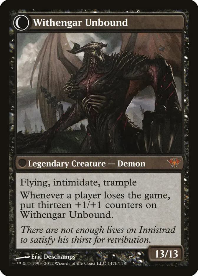 Card image of Elbrus, the Binding Blade / Withengar Unbound
