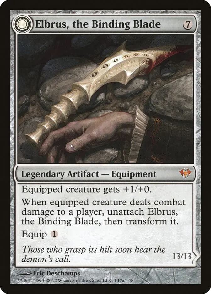 Card image of Elbrus, the Binding Blade / Withengar Unbound