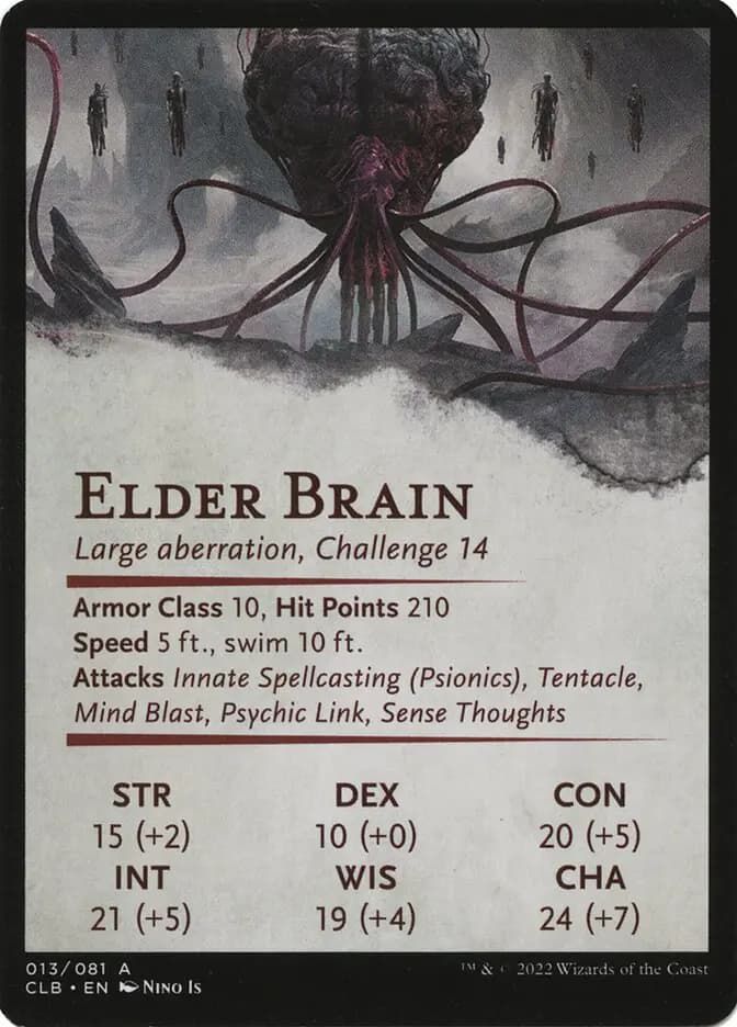 elder brain mtg card // Elder Brain - Battle for Baldur's Gate Art Series If you cast a spell this way Elder Brain - Commander Legends: