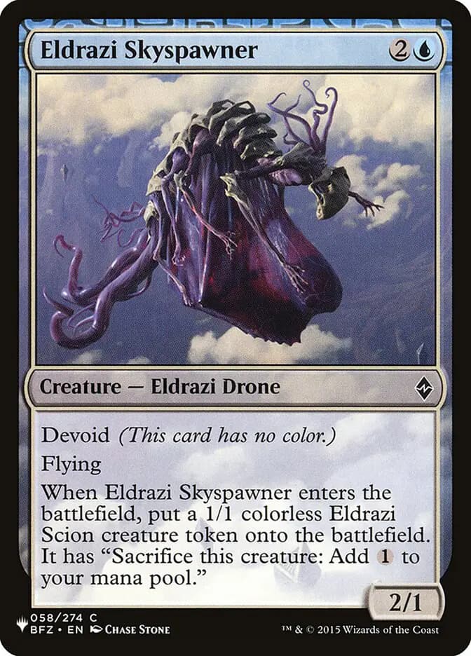 Card image of Eldrazi Skyspawner