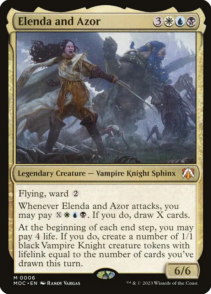 Card image of Elenda and Azor