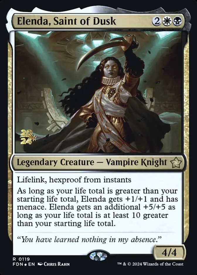 Card image of Elenda, Saint of Dusk