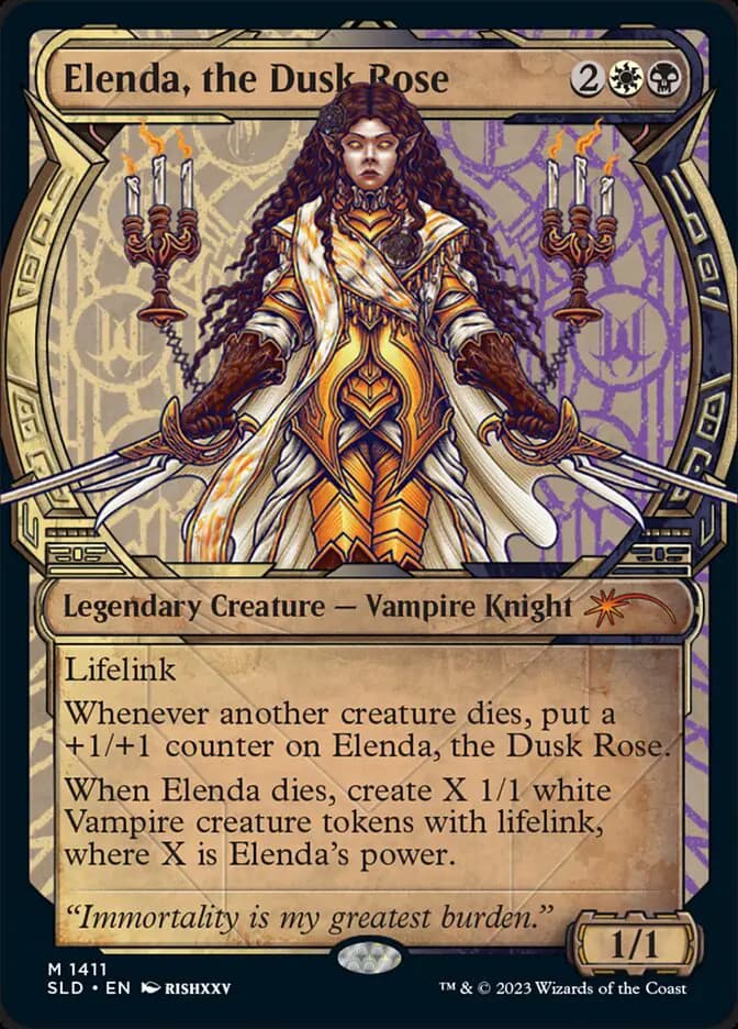 Card image of Elenda, the Dusk Rose