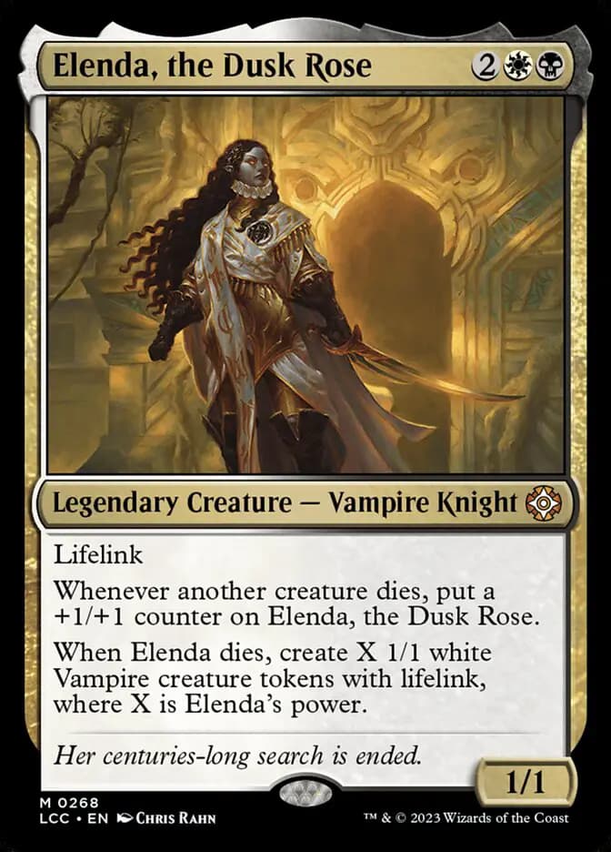 Card image of Elenda, the Dusk Rose