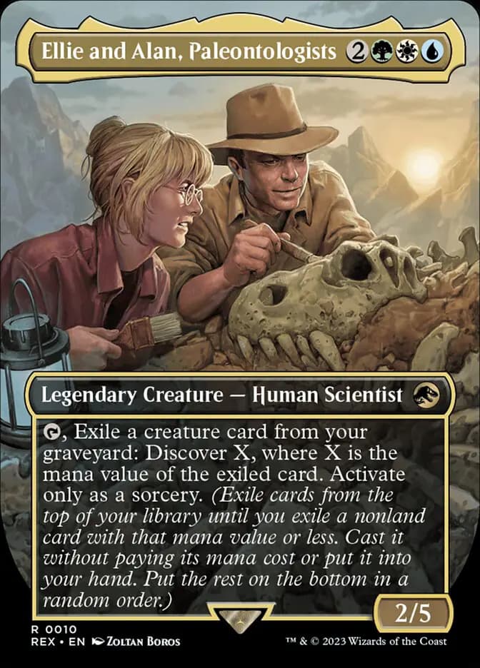 Card image of Ellie and Alan, Paleontologists