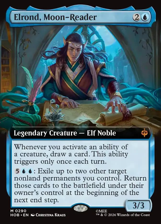 Card image of Elrond, Moon-Reader