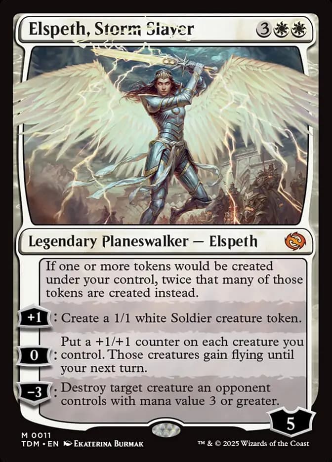Card image of Elspeth, Storm Slayer