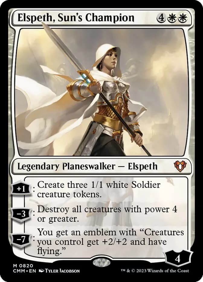 Card image of Elspeth, Sun's Champion