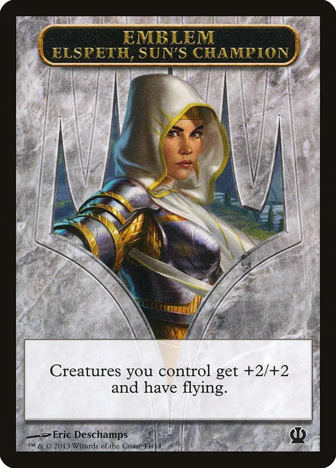 Card image of Elspeth, Sun's Champion Emblem