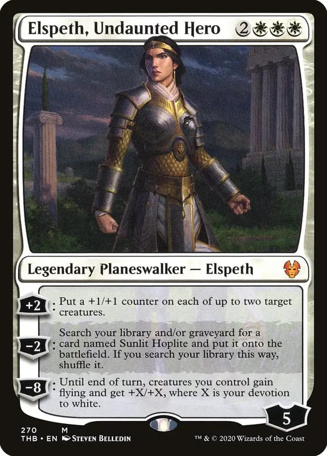 Card image of Elspeth, Undaunted Hero