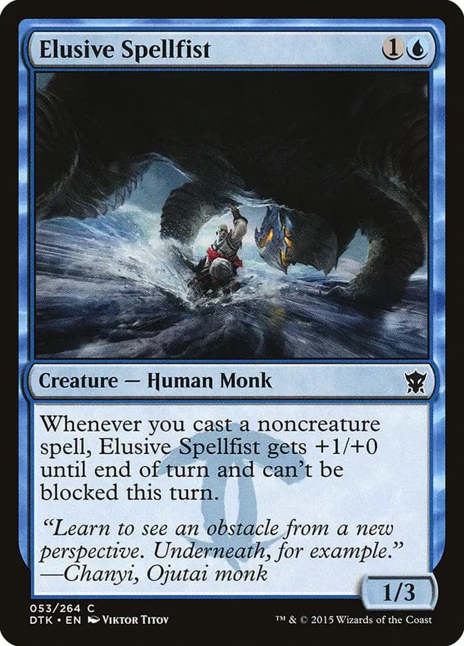 Card image of Elusive Spellfist