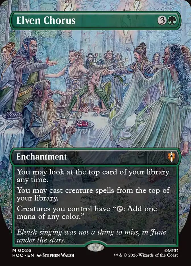 Card image of Elven Chorus