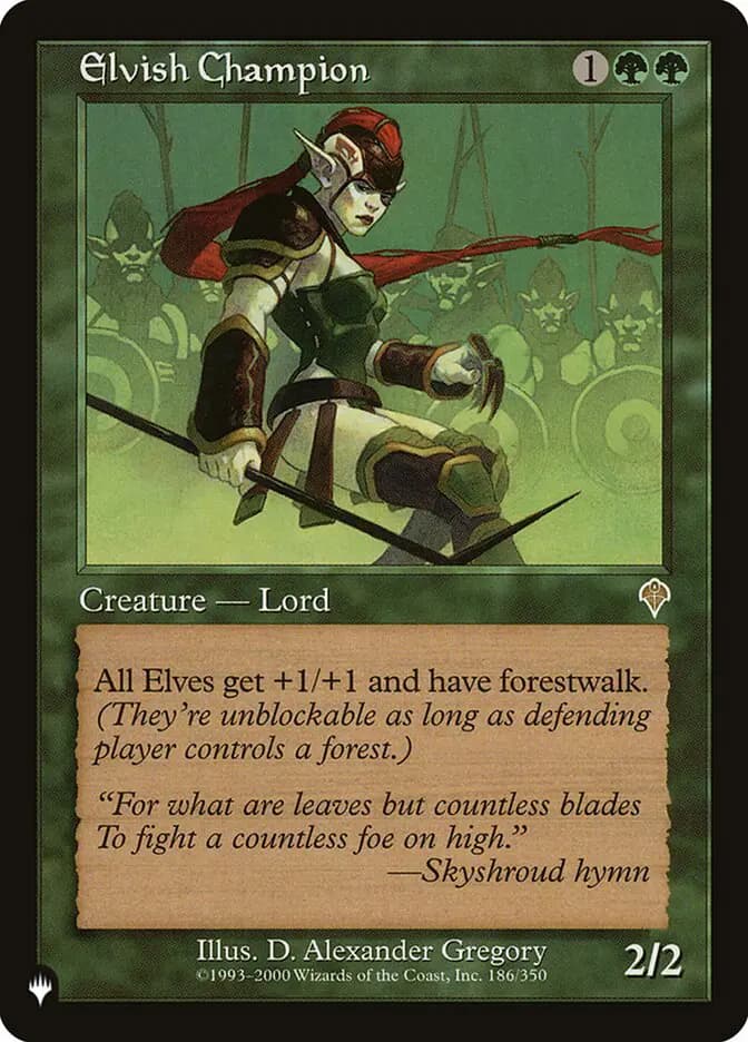 Card image of Elvish Champion