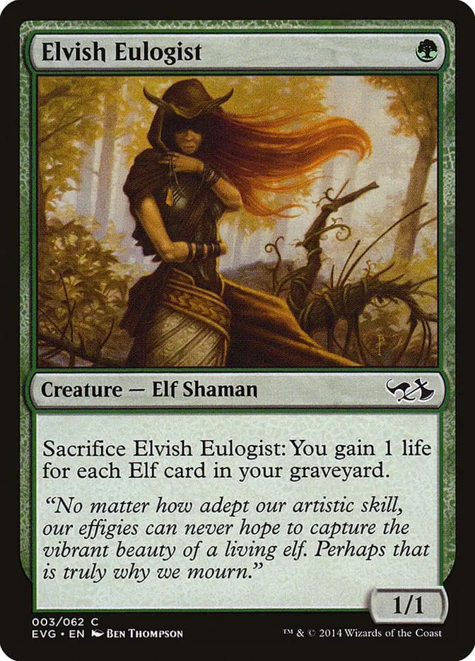 Card image of Elvish Eulogist