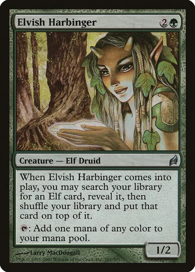 Card image of Elvish Harbinger