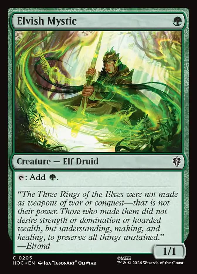 Card image of Elvish Mystic
