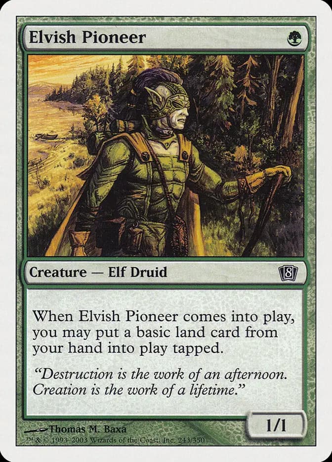 Card image of Elvish Pioneer