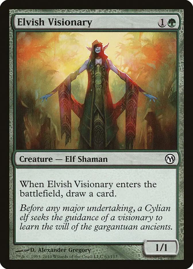 Card image of Elvish Visionary