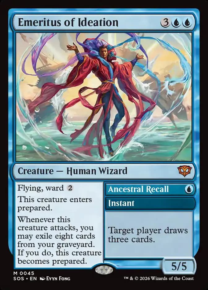 Card image of Emeritus of Ideation / Ancestral Recall
