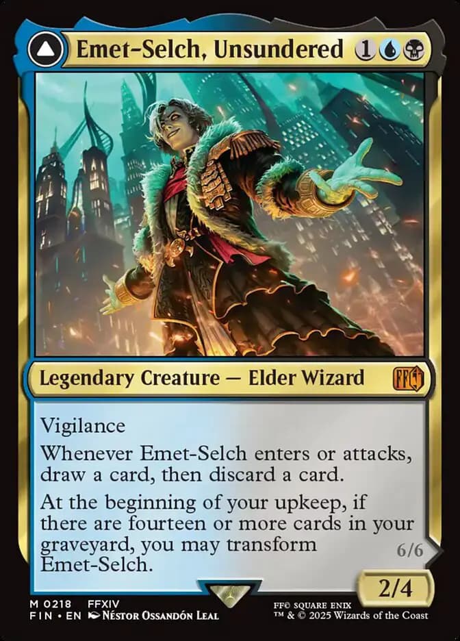 Card image of Emet-Selch, Unsundered / Hades, Sorcerer of Eld