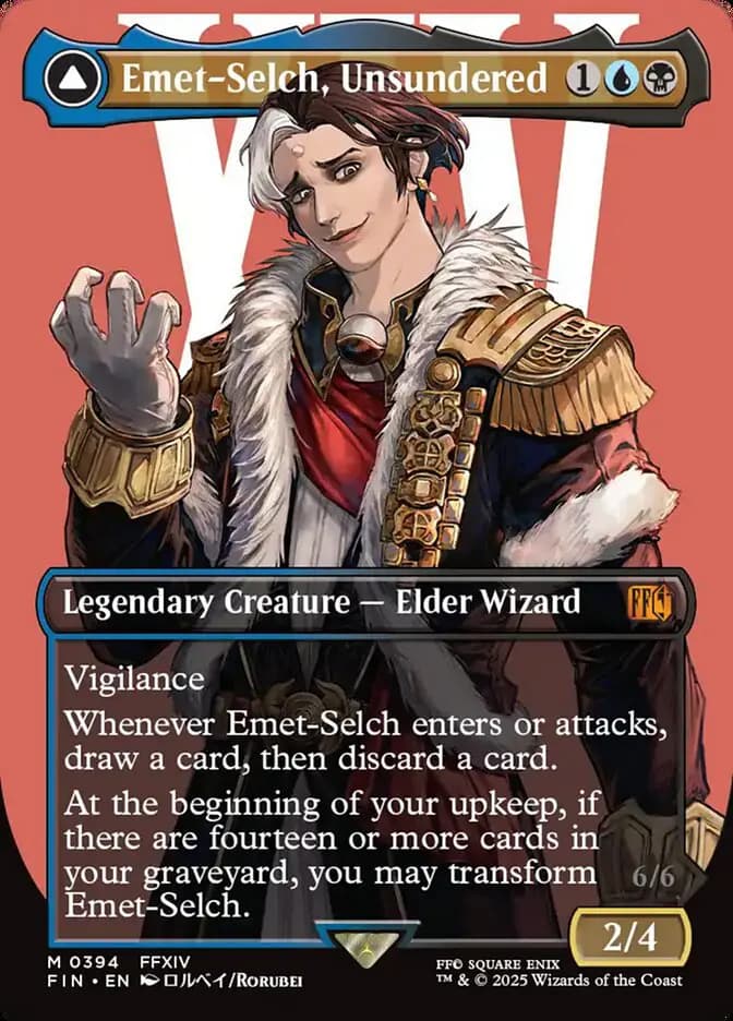 Card image of Emet-Selch, Unsundered / Hades, Sorcerer of Eld