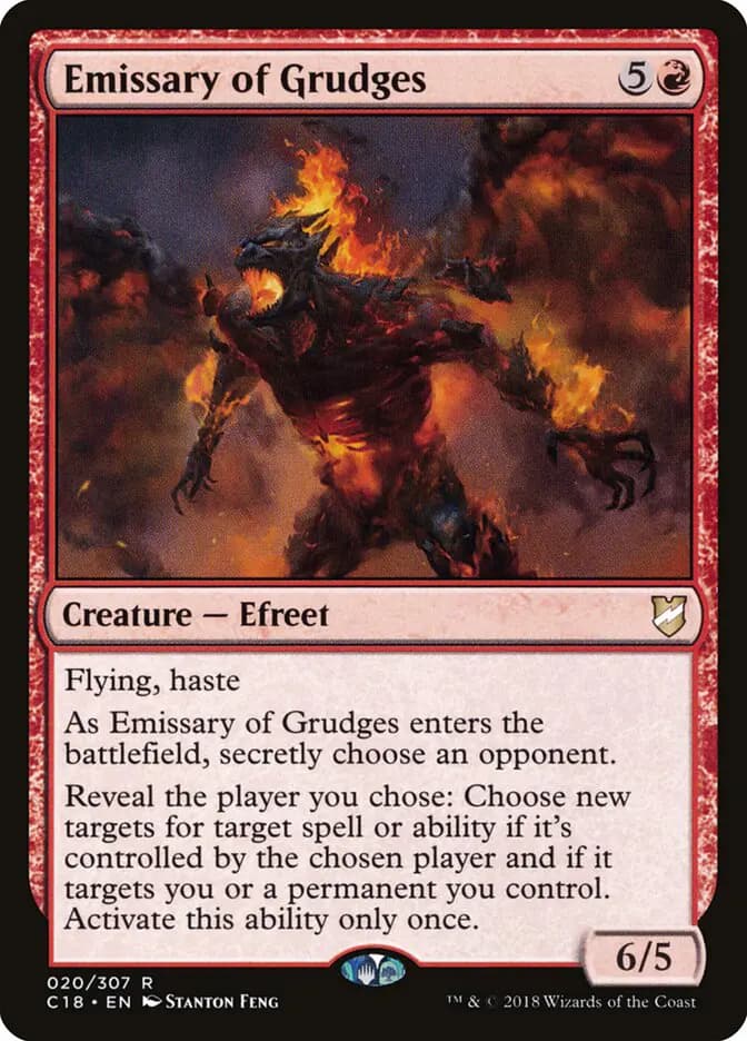 Card image of Emissary of Grudges