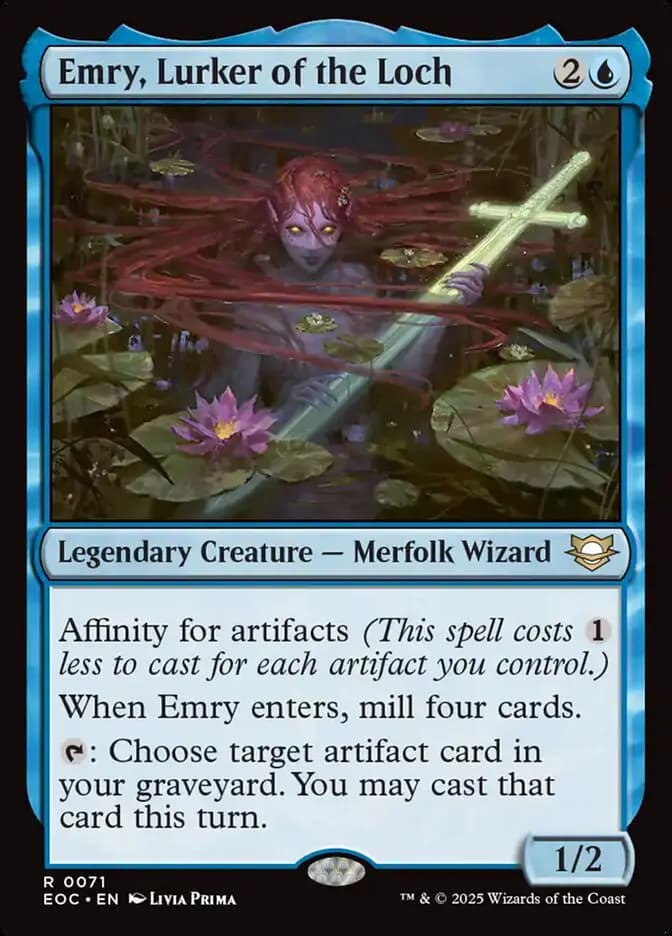 Card image of Emry, Lurker of the Loch