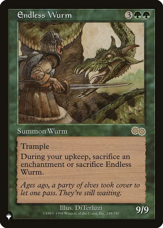 Card image of Endless Wurm