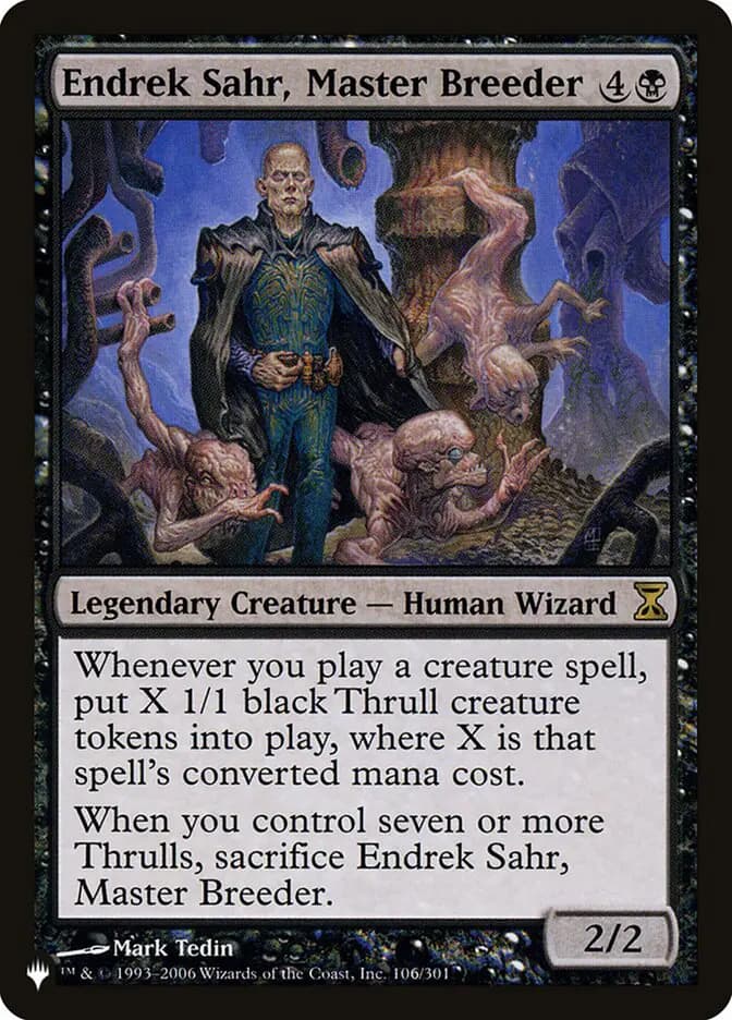 Card image of Endrek Sahr, Master Breeder