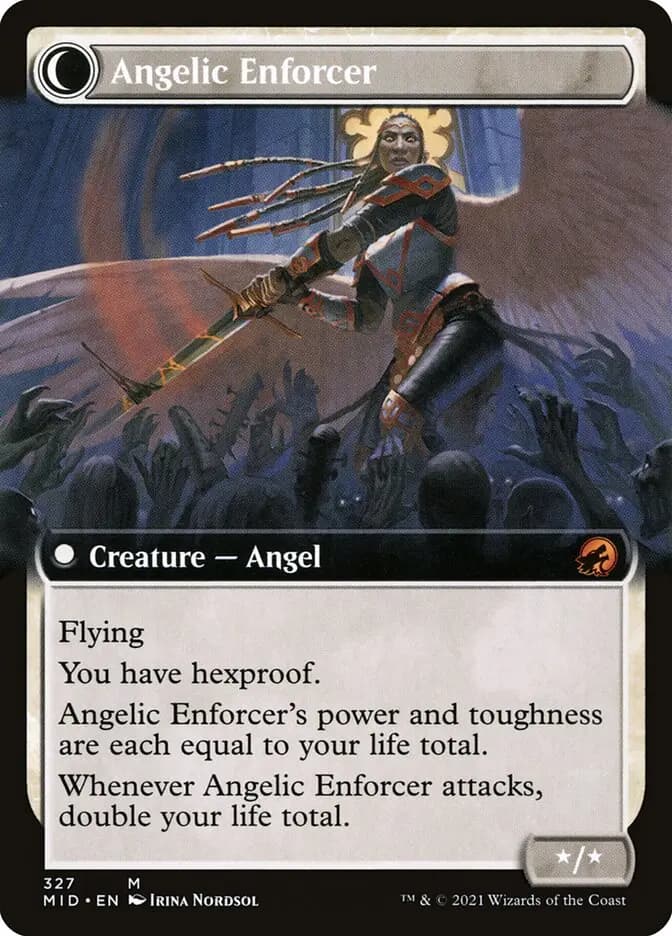 Card image of Enduring Angel / Angelic Enforcer