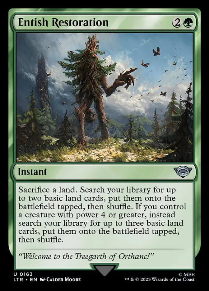Card image of Entish Restoration