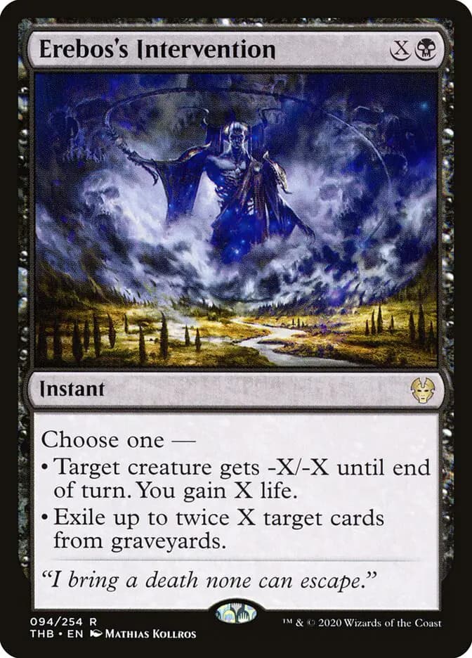 Card image of Erebos's Intervention