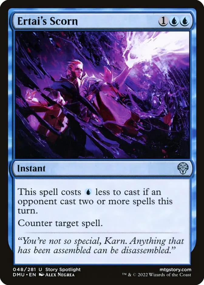 Card image of Ertai's Scorn