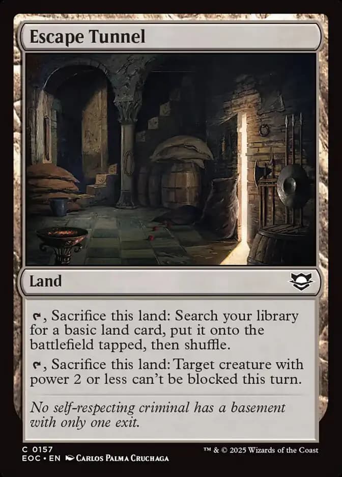 Card image of Escape Tunnel