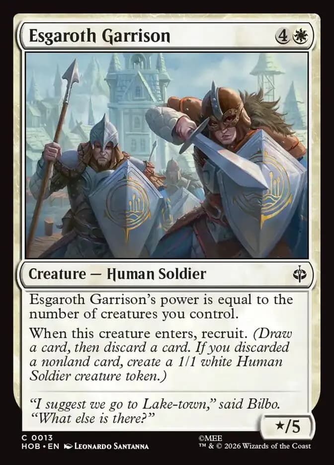 Card image of Esgaroth Garrison